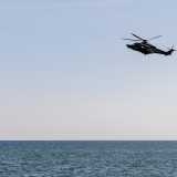 Aeronautica, esercitazione di salvataggio in mare